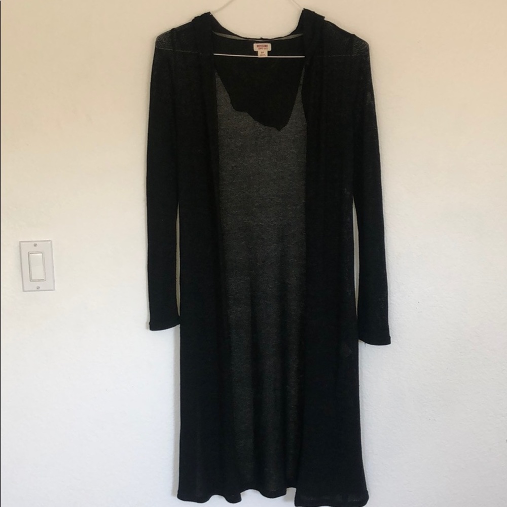 Mossimo Black Long Length Cardigan